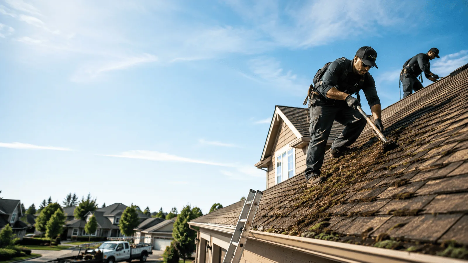 Roof Moss Removal in Montrose, IL near me